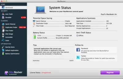 Скриншот приложения MacReviver - №3