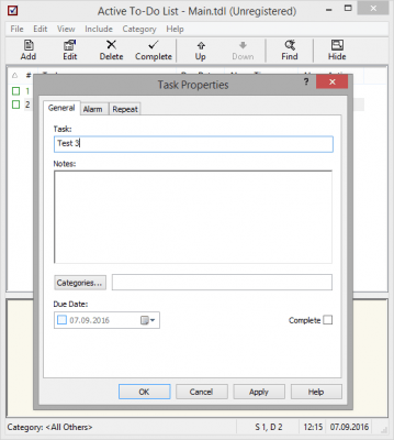 Скриншот приложения Active To-Do List - №3