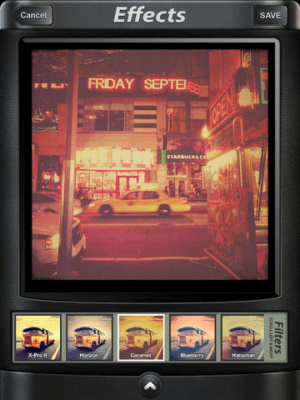 Скриншот приложения Camera FX for iPad - №3