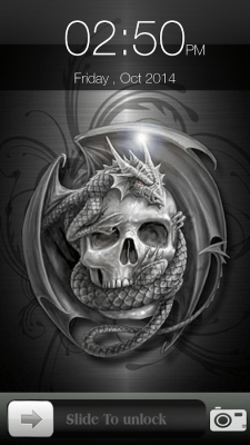 Скриншот приложения Skull Screen Lock - №6