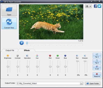 Скриншот приложения GIF to Flash Converter - №2