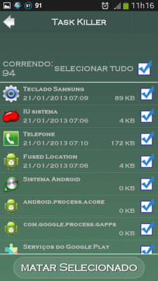 Скриншот приложения Booster памяти для Android - №6