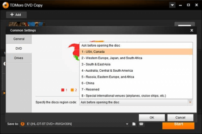 Скриншот приложения TDMore DVD Copy - №3