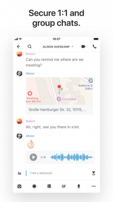 Скриншот приложения Wire - №5
