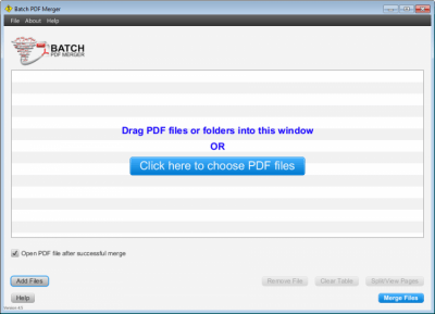 Скриншот приложения Batch PDF Merger - №1
