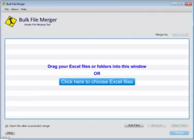 Скриншот приложения Bulk File Merger - №1