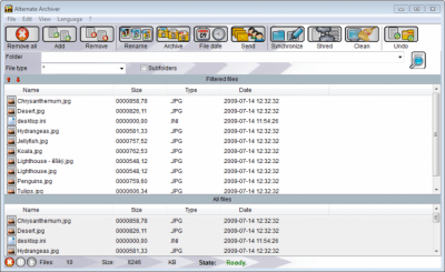 Скриншот приложения Alternate Archiver - №1