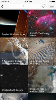 Скриншот приложения NASA App - №3