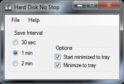 Скриншот приложения Hard Disk No Stop - №1