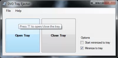Скриншот приложения DVD Tray Ejector - №1