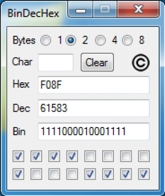 Скриншот приложения BinDecHex - №1