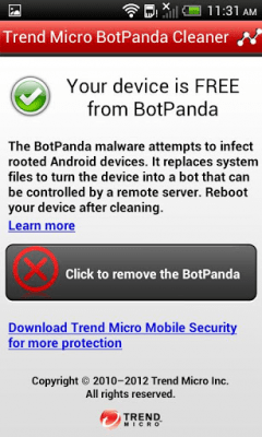 Скриншот приложения BotPanda Cleaner - №2