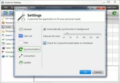 Скриншот приложения GTask for Desktop - №3