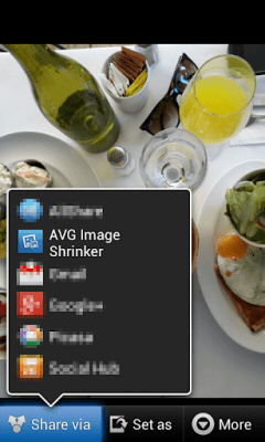Скриншот приложения AVG Image Shrink & Share - №7