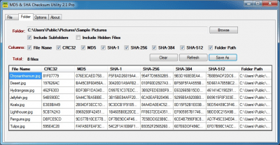 Скриншот приложения MD5 &amp; SHA Checksum Utility - №2