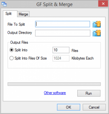 Скриншот приложения GF Split &amp; Merge - №1