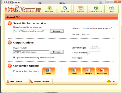 Скриншот приложения 123 PDF Converter - №1