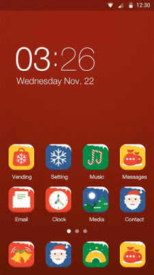 Скриншот приложения Christmas Hola Launcher Theme - №2