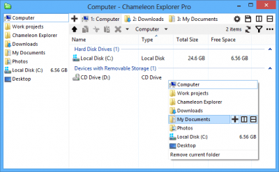 Скриншот приложения Chameleon Explorer - №1