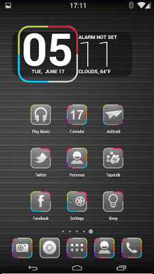 Скриншот приложения KitKat HD Launcher Theme icons - №5