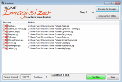 Скриншот приложения Quick Image Resizer - №1