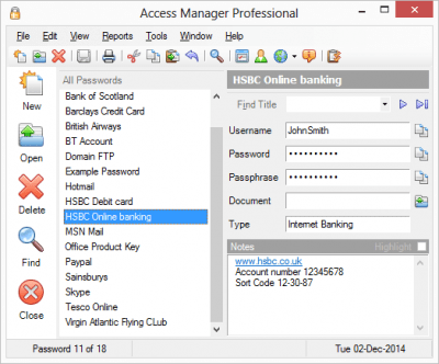 Скриншот приложения Access Manager Free Version - №1