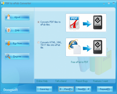 Скриншот приложения PDF to ePub Converter - №1