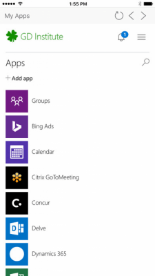 Скриншот приложения My Apps - Azure Active Directory - №2