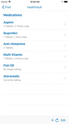 Скриншот приложения Microsoft HealthVault - №3