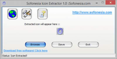 Скриншот приложения Sofonesia Icon Extractor - №1