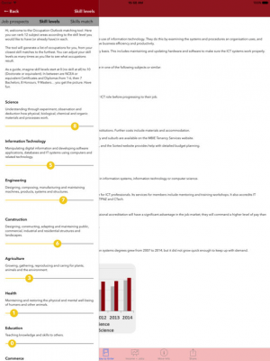 Скриншот приложения Occupation Outlook - №3