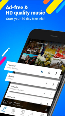 Скриншот приложения Hungama Music - Songs, Radio &amp; Videos - №5