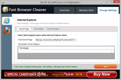 Скриншот приложения Fast Browser Cleaner - №1