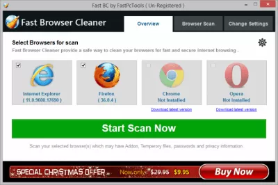 Скриншот приложения Fast Browser Cleaner - №2