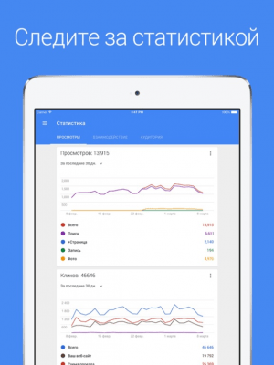 Скриншот приложения Google Мой бизнес - №7