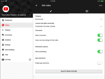 Скриншот приложения Творческая студия YouTube - №4