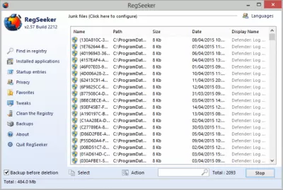 Скриншот приложения RegSeeker - №4