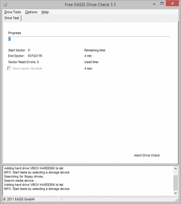 Скриншот приложения EASIS Drive Check - №2