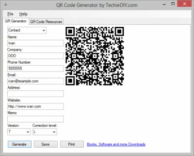Скриншот приложения QR Code Generator - №2