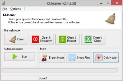 Скриншот приложения KCleaner Portable - №1