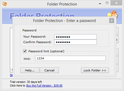Скриншот приложения Folder Protection - №2