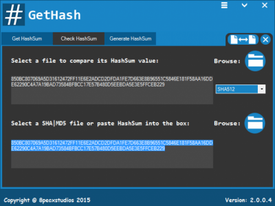 Скриншот приложения GetHash - №2