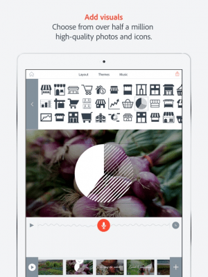 Скриншот приложения Adobe Spark Video - №1
