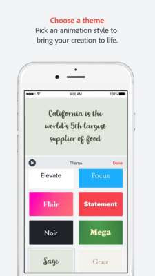Скриншот приложения Adobe Spark Video - №5