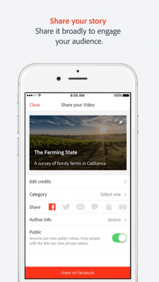 Скриншот приложения Adobe Spark Video - №6