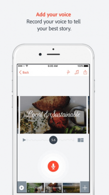 Скриншот приложения Adobe Spark Video - №8