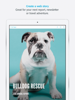 Скриншот приложения Adobe Spark Page - №8