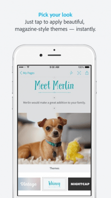 Скриншот приложения Adobe Spark Page - №10