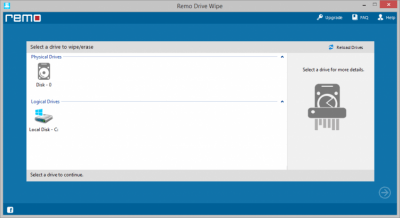 Скриншот приложения Remo Drive Wipe - №2