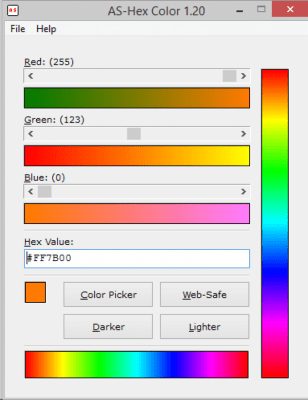 Скриншот приложения AS-Hex Color - №1